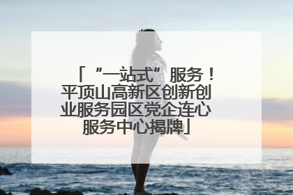 “一站式”服务！平顶山高新区创新创业服务园区党企连心服务中心揭牌